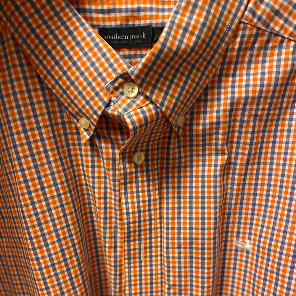 Southern Marsh Long Sleeve Button Up XL
